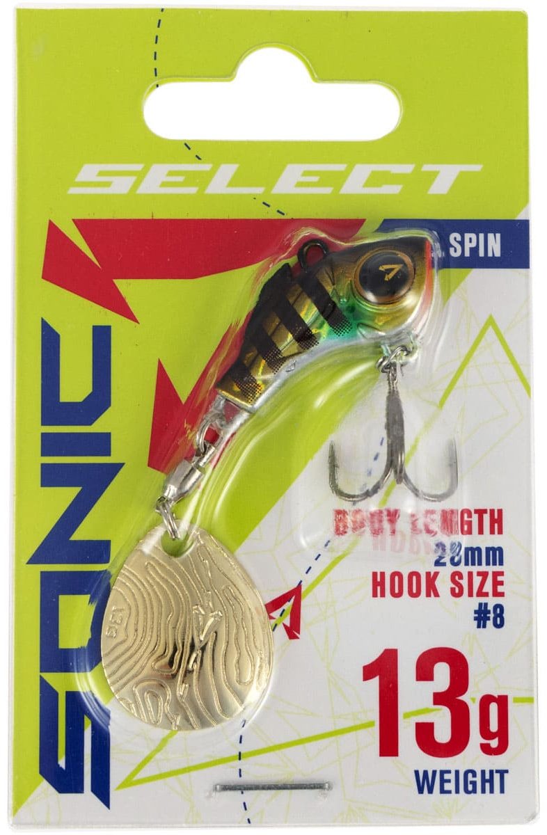Тейл-спиннер SELECT Sonic 13g#, 28mm, цвет 13 1 шт купить,NaN