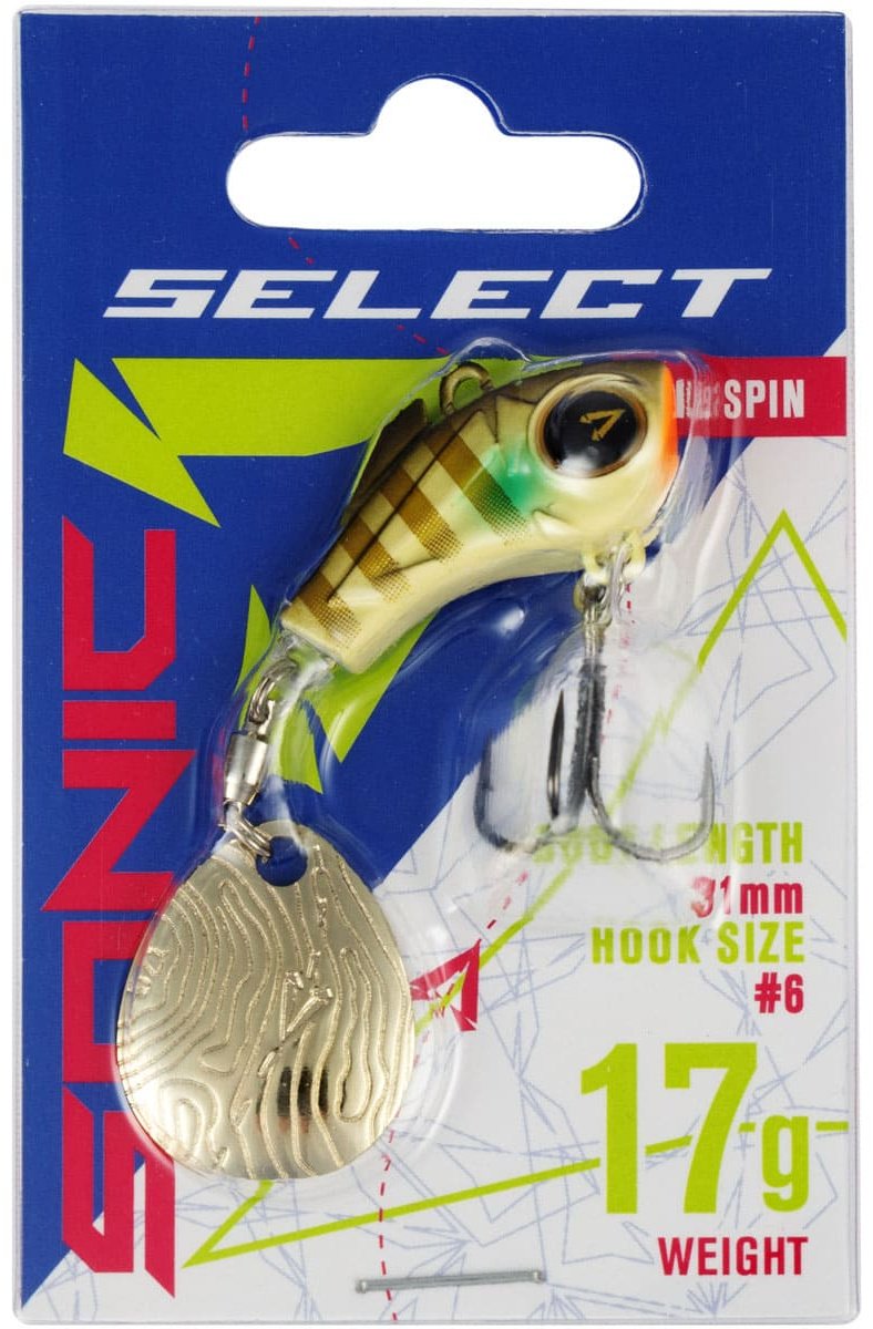 Тейл-спиннер SELECT Sonic 17g#, 31mm, цвет 12 1 шт купить,NaN