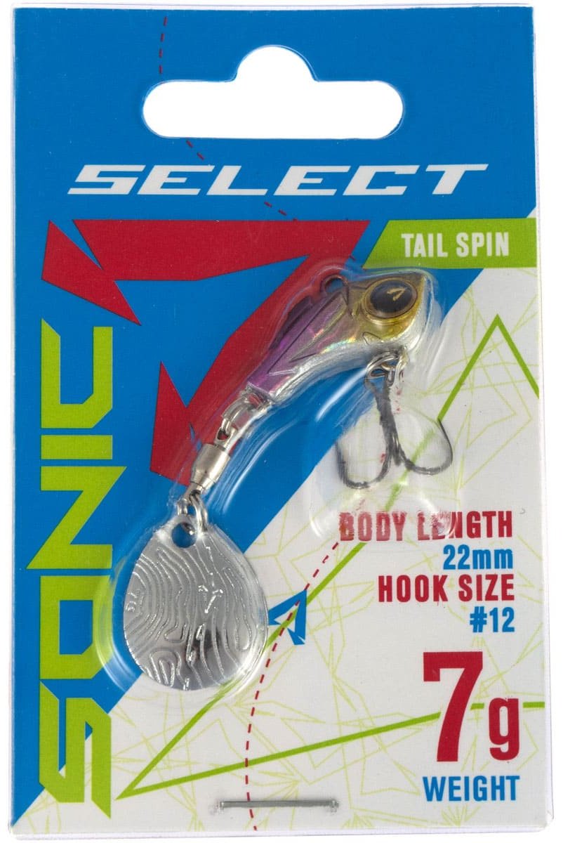 Тейл-спиннер SELECT Sonic 7g#, 22mm, цвет 08 1 шт купить,NaN
