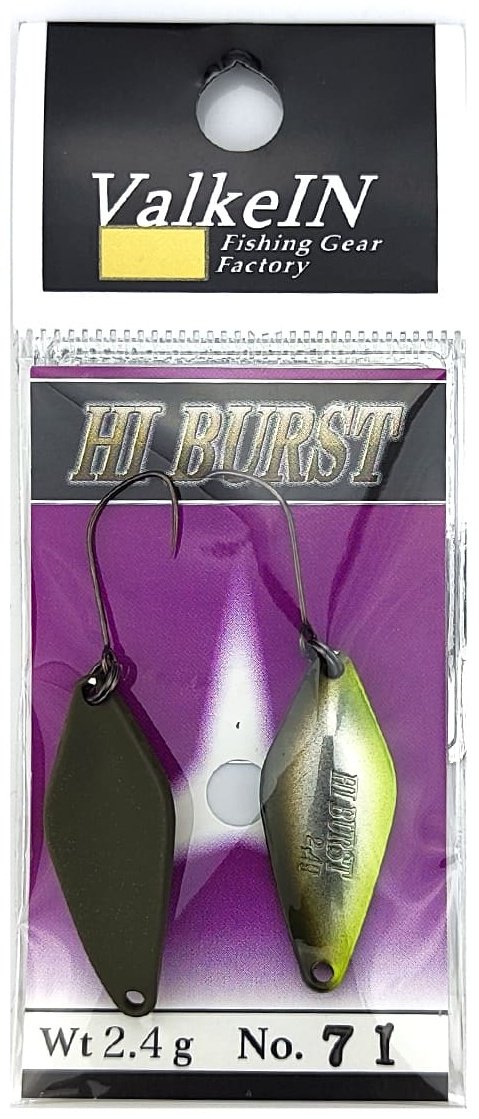Блесна ValkeIN ValkeIN Hi Burst 2.4g#, Color 71, Poker Olive 1 шт купить,NaN