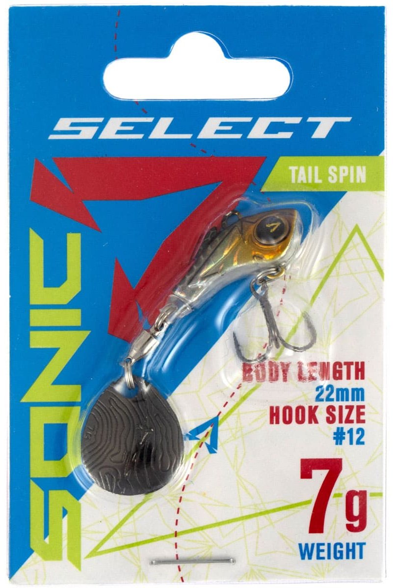 Тейл-спиннер SELECT Sonic 7g#, 22mm, цвет 07 1 шт купить,NaN