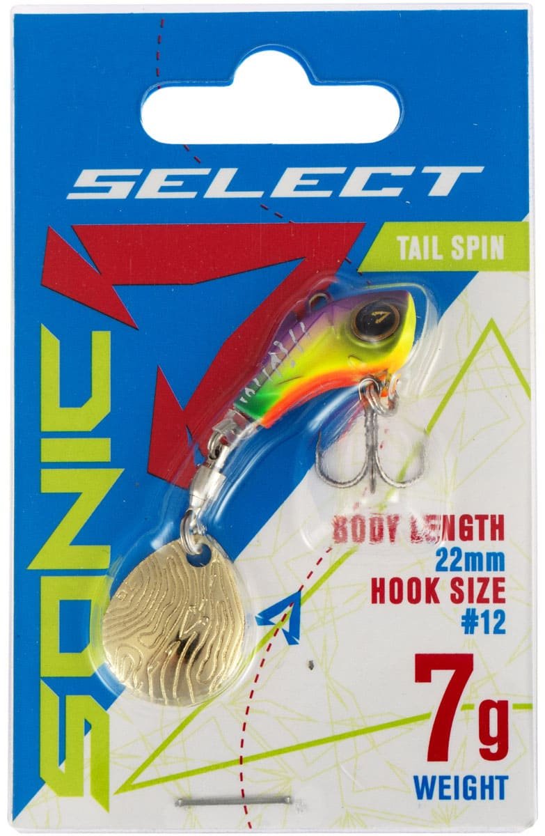 Тейл-спиннер SELECT Sonic 7g#, 22mm, цвет 03 1 шт купить,NaN