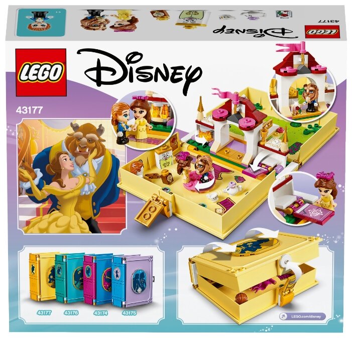 Конструктор Lego Disney Princess Книга сказочных приключений Белль 43177 купить,NaN