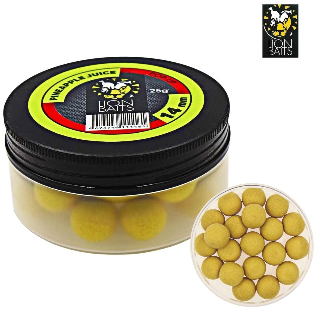 Прикормка Lion Baits LBPOP-1406 Ананасовый сок 0.025 кг купить,NaN