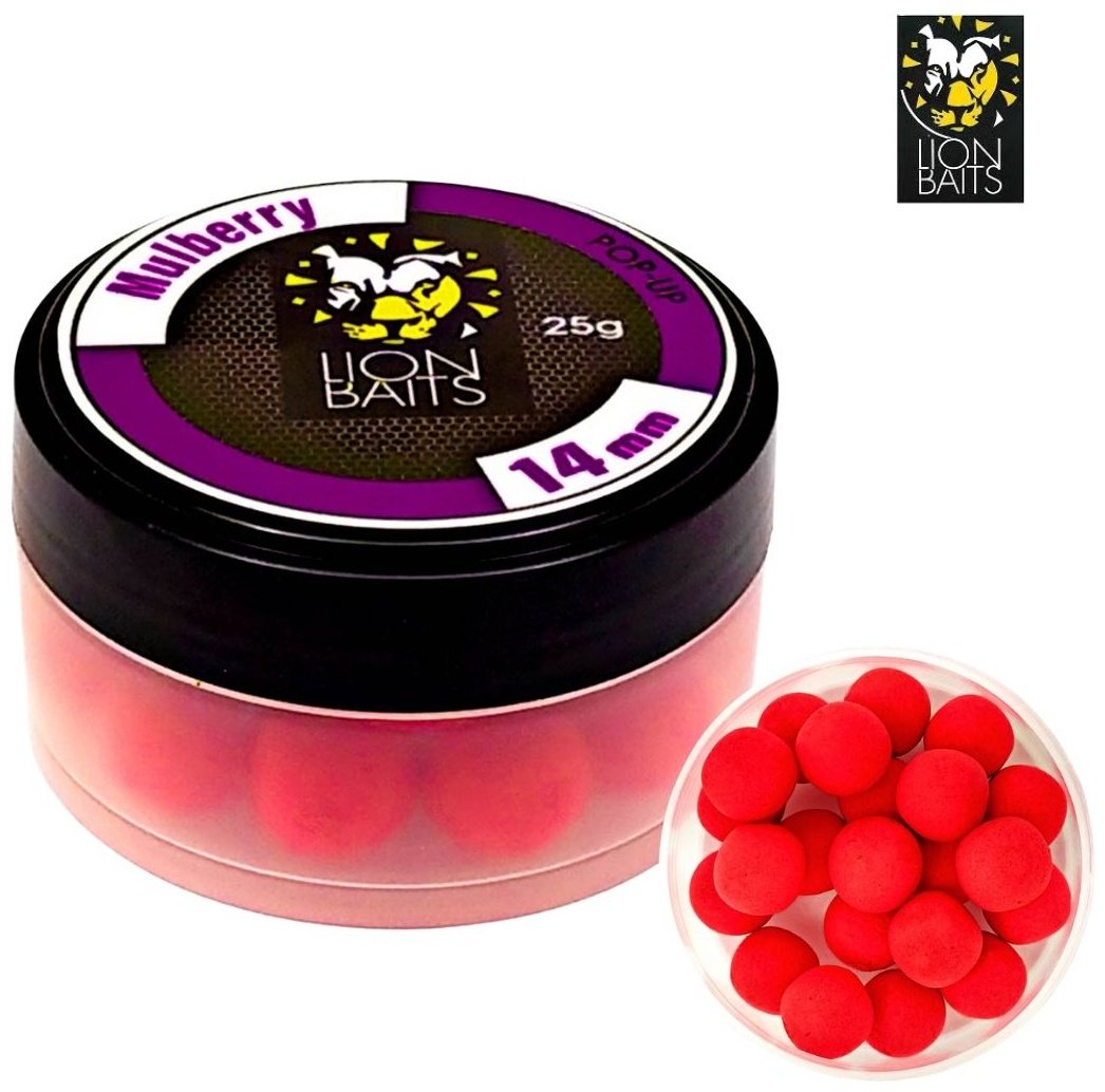 Прикормка Lion Baits LBPOP-1402 Шелковица 0.025 кг купить,NaN