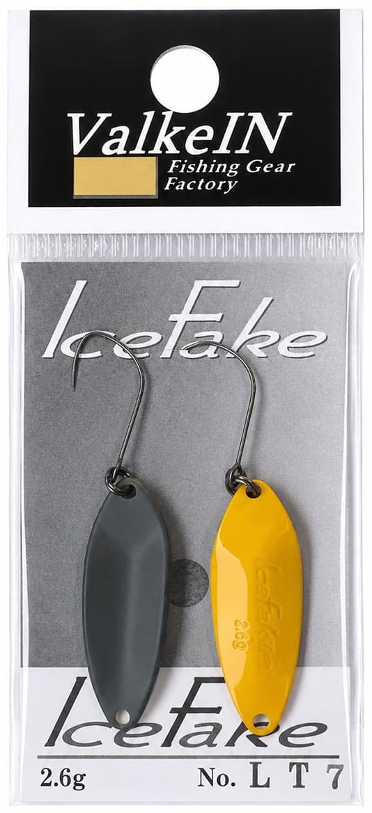 Блесна ValkeIN Ice Fake 2.6g, Color LT7 Yellow/Mat Black 1 шт 31 мм LT7 Yellow/Mat Black купить,NaN