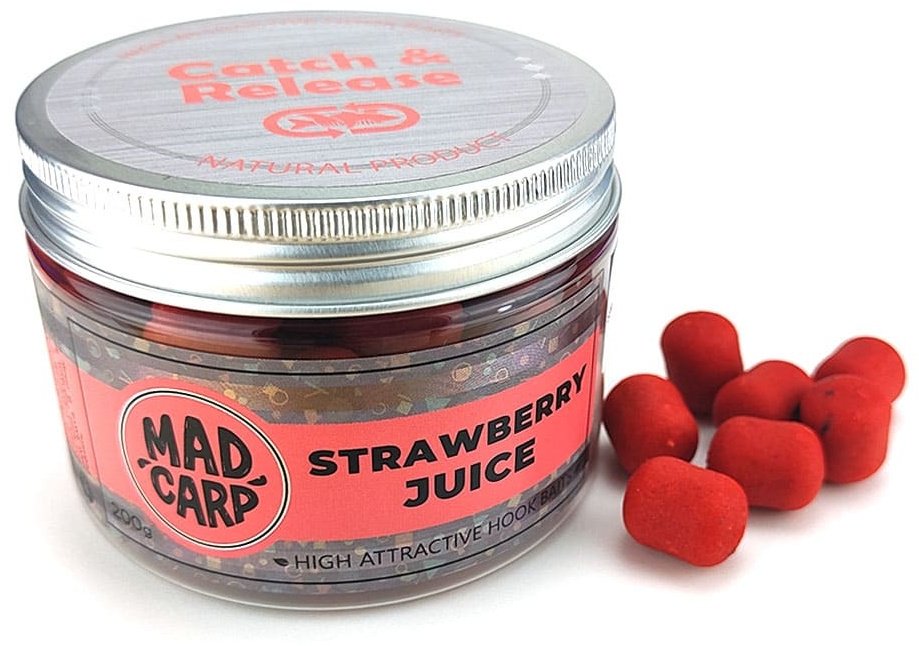 Прикормка Mad Carp Baits MDCNSJ1518 Strawberry Juice 0.2 кг купить,NaN