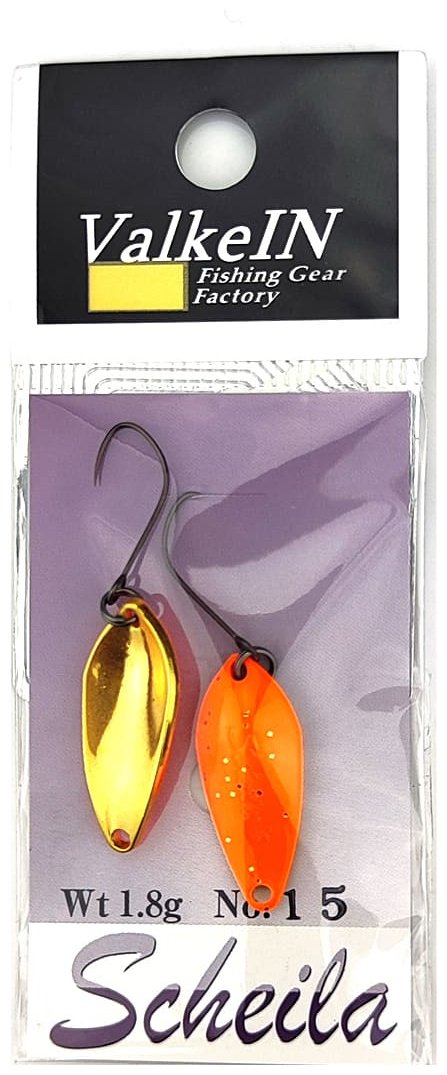 Блесна ValkeIN ValkeIN Scheila# 1.8g Color 15, Orange Gold 1 шт купить,NaN