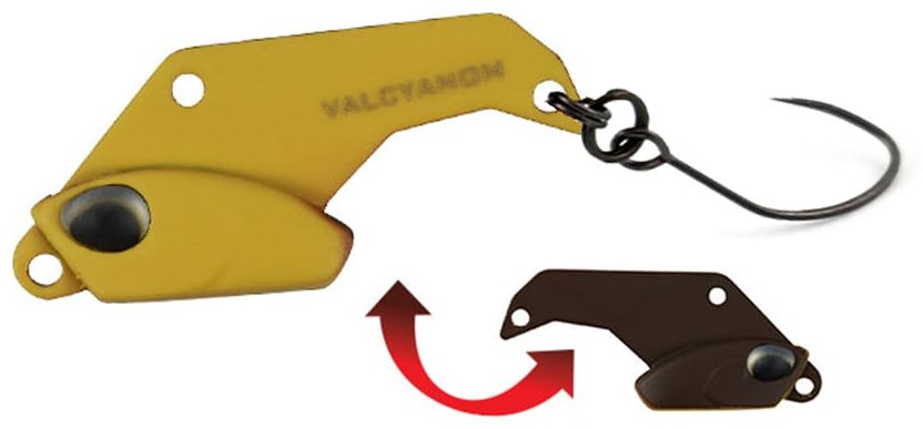 Блесна ValkeIN Valcyanom 4.0G, 33mm 1 шт 33 мм M140 Split Side Glow купить,NaN