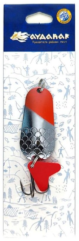 Блесна Айдахар Шторлинг №3 1 шт 50 мм B003 Silver Red Flash купить,NaN