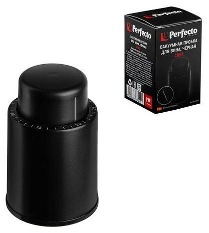 PERFECTO LINEA пробка для бутылки 39-477200 черный 1 шт - ForteMarket PERFECTO LINEA пробка для бутылки 39-477200 черный 1 шт купить,0