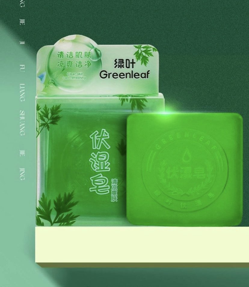Кусковое мыло туалетное Greenleaf Greenleaf Очищающее мыло с перечной мятой 1 шт