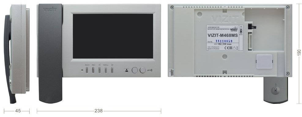 VIZIT-M468MS серый купить,NaN