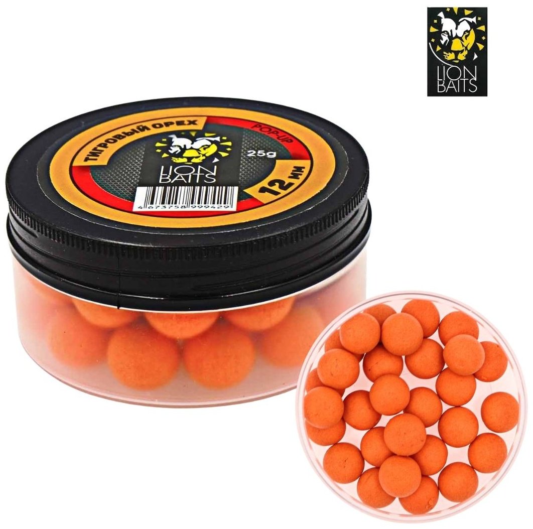 Прикормка Lion Baits LBPOP-1213 Тигровый орех 0.025 кг купить,NaN