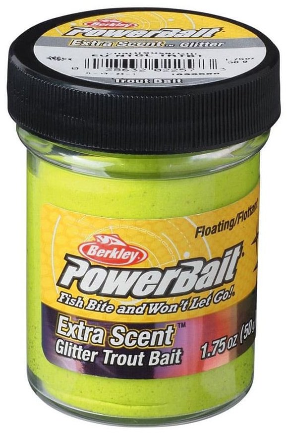 Прикормка Berkley Berkley PowerBait Extra Scent Glitter# Сыр (Cheese) Сыр 0.05 кг купить,NaN