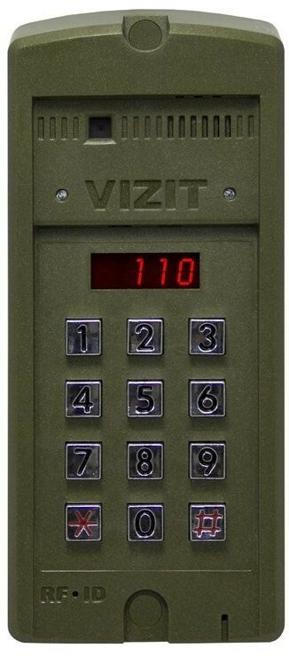 VIZIT вызывная панель БВД-SM110F зеленый