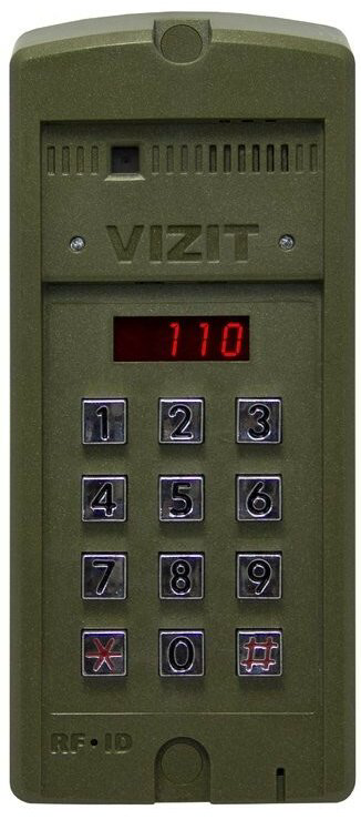 VIZIT вызывная панель БВД-SM110F зеленый купить,NaN
