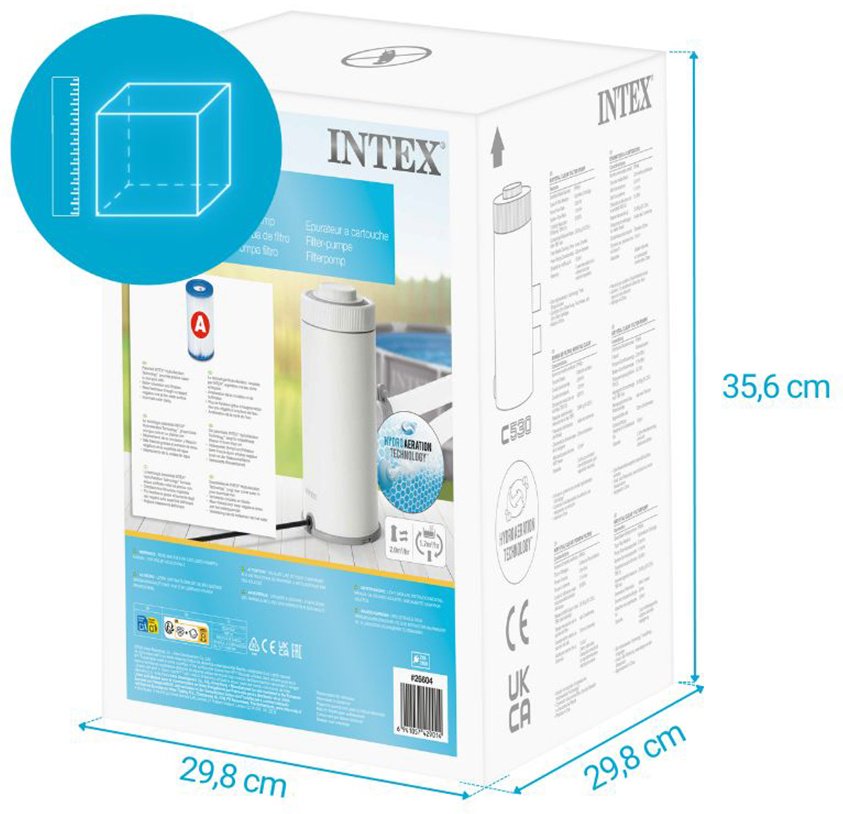 Фильтр Фильтр-насос Intex картриджный 2006 л/ч 26604 - ForteMarket Фильтр Фильтр-насос Intex картриджный 2006 л/ч 26604 купить,0