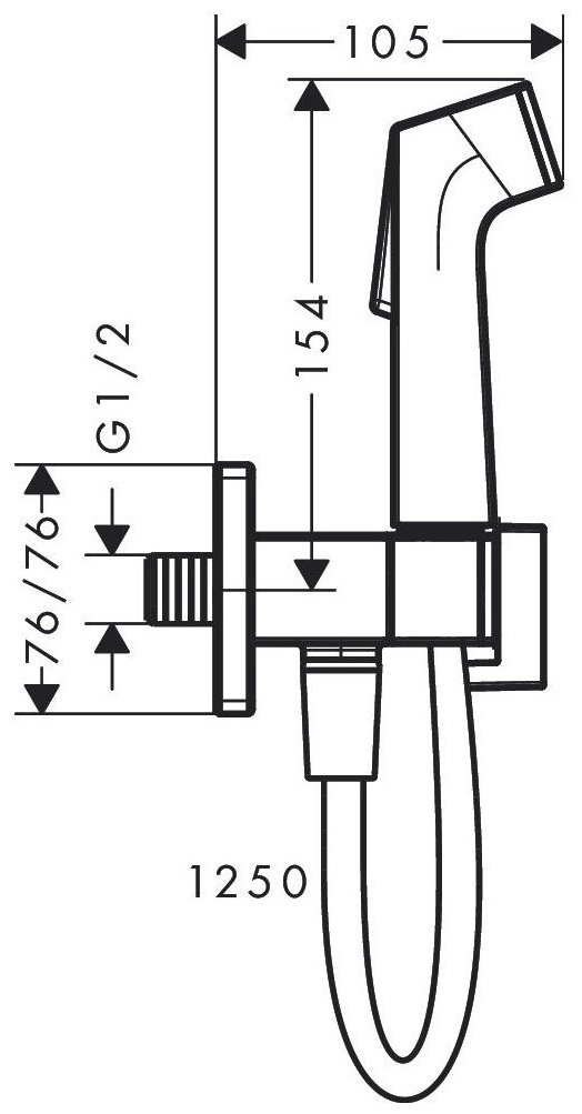 HansGrohe гигиенический душ 29231000 купить,NaN
