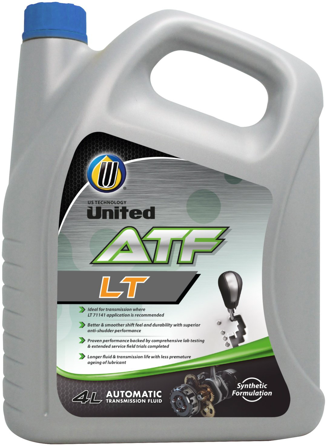 Масло синтетическое United Oil ATF LT 4 л купить,NaN