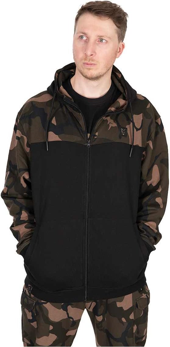 Толстовка FOX LW BLаck / Camo Split Zip Hoody S купить,NaN