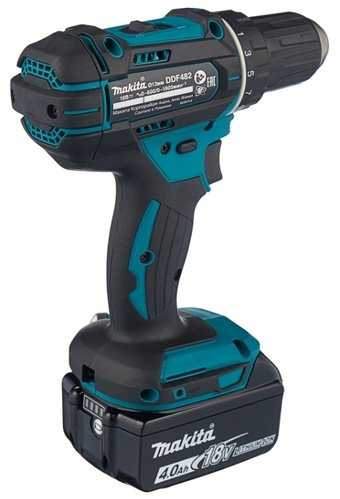 Makita дрель-шуруповерт DDF482RME купить,NaN
