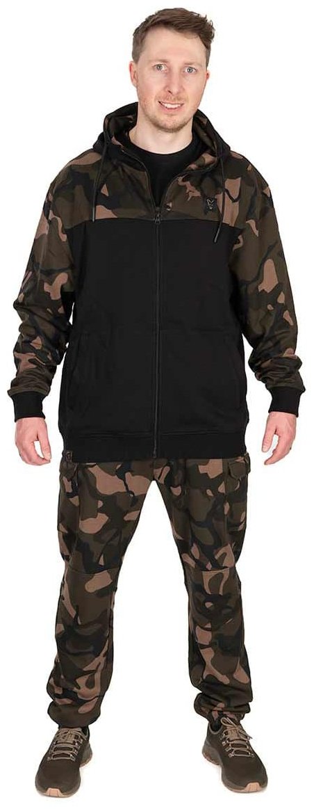 Толстовка FOX LW BLаck / Camo Split Zip Hoody S купить,NaN