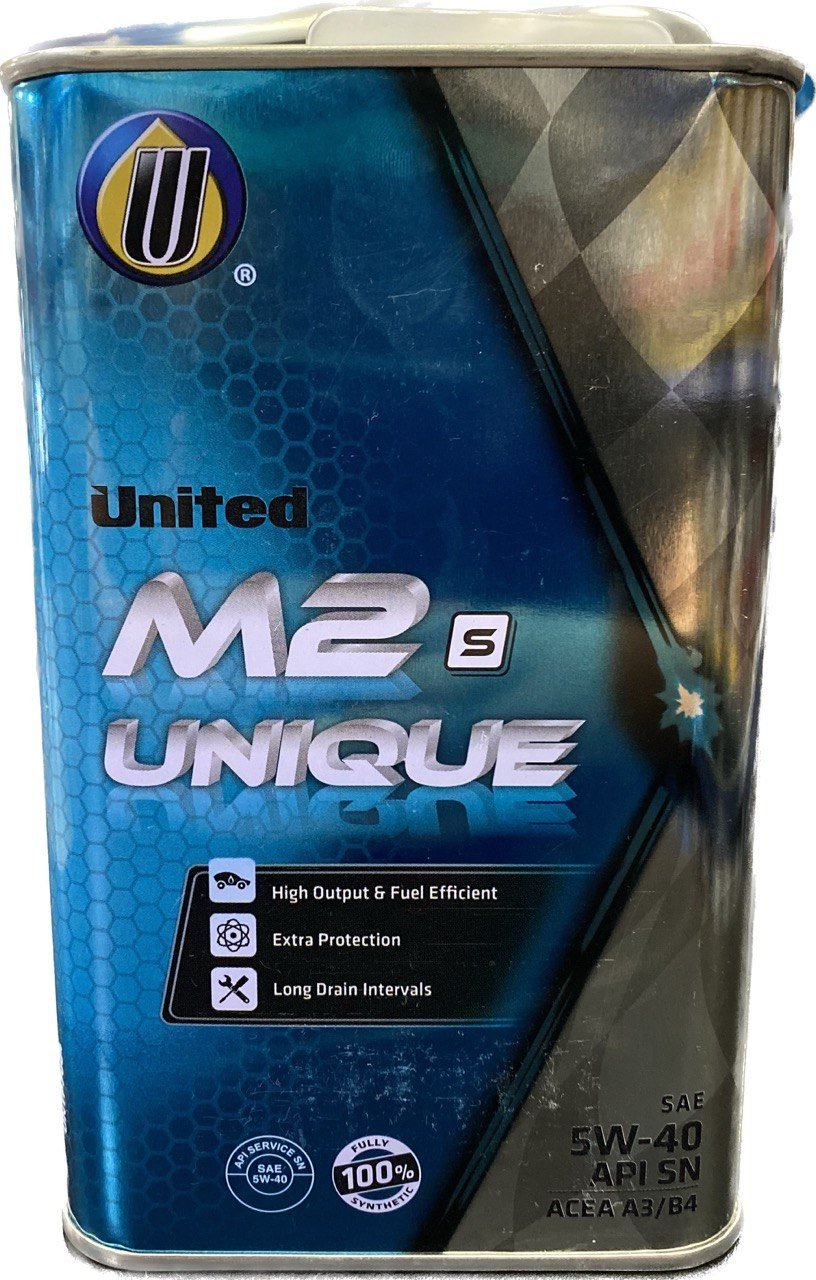 Моторное масло Синтетическое United Oil M2 Unique 5W-40 1 л