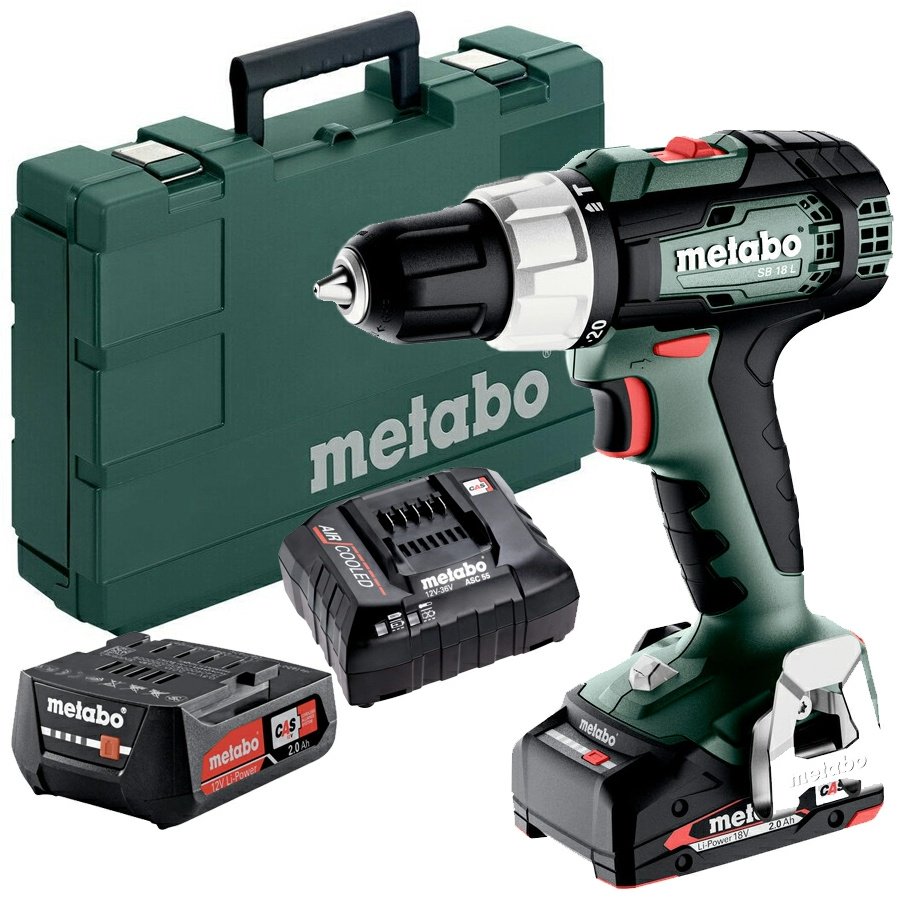 Metabo дрель-шуруповерт SB 18 L 2x2Ач metaBOX 145 (614053500) 18 В купить,NaN