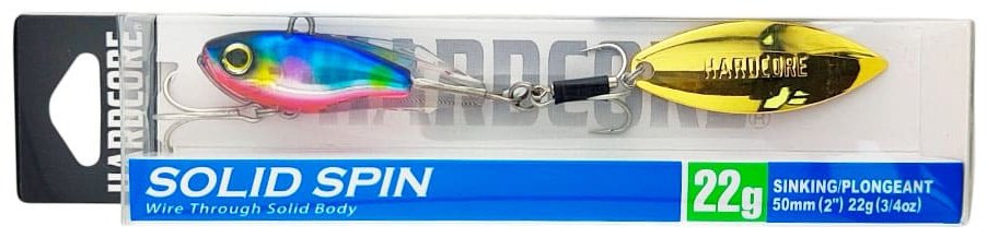 Тейл-спиннер DUEL Hardcore Solid Spin 50mm, 22g, HBPC, Blue Pink Candy F1183-HBPC 1 шт 50 мм HBPC, Blue Pink Candy купить,NaN