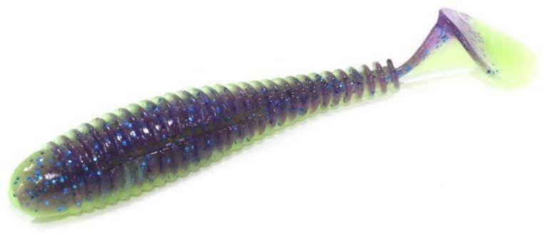 Мягкая приманка KEITECH Swing Impact FAT 4.3 6 шт 110 мм pal 06 violet lime berry купить,NaN