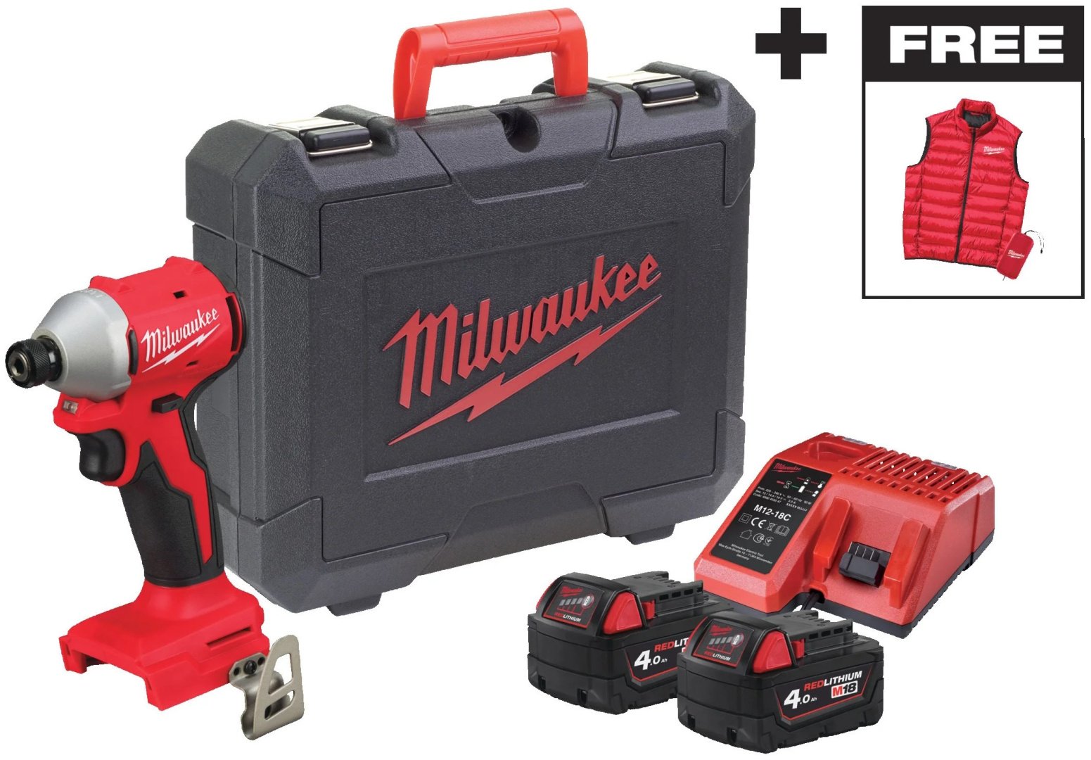 Milwaukee винтоверт M18 BLIDRCMC-402C 4933499457
