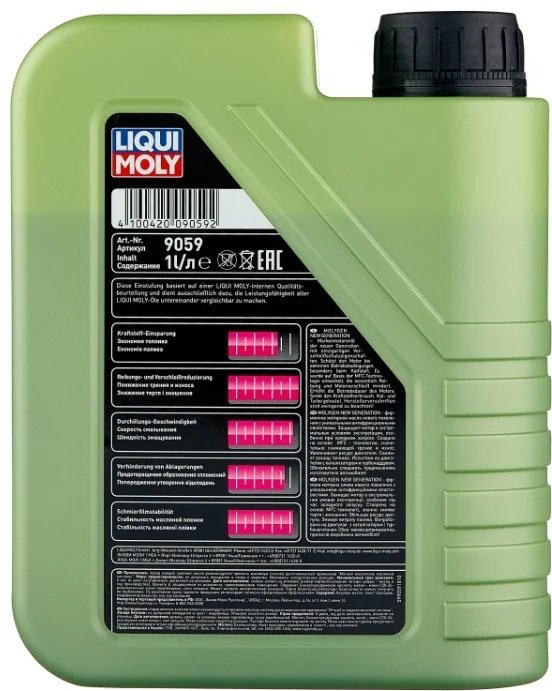 Моторное масло Полусинтетическое LIQUI MOLY MOLYGEN NG 10W-40 1 л купить,14900