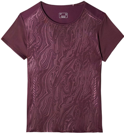  Футболка женская 4F Training 4FWAW24TFTSF1066-50S S Dark Violet