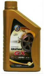 Моторное масло Синтетическое United Oil GX 5W-40 1 л