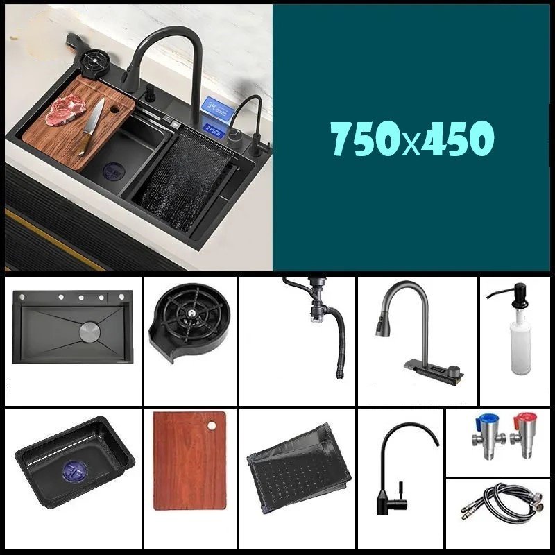 Кухонная мойка Tech234 врезная 75х45х22 см, нержавеющая сталь - ForteMarket Кухонная мойка Tech234 врезная 75х45х22 см, нержавеющая сталь купить,0
