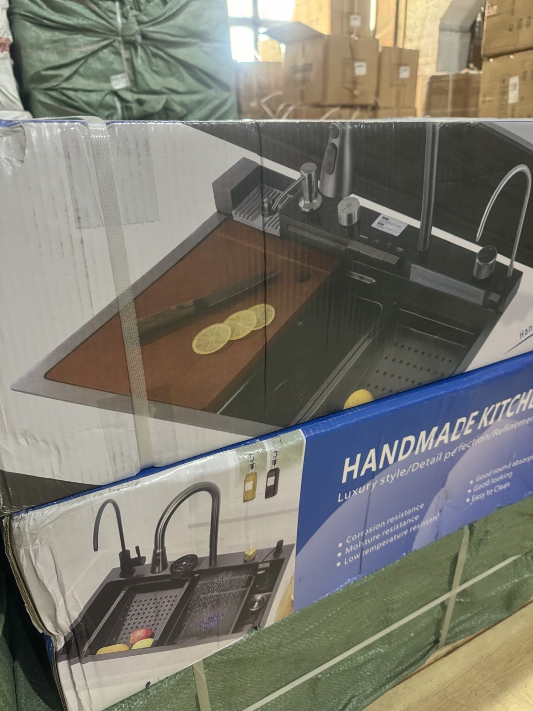 Кухонная мойка 8033-Q врезная 45х75х20 см, нержавеющая сталь - ForteMarket Кухонная мойка 8033-Q врезная 45х75х20 см, нержавеющая сталь купить,0