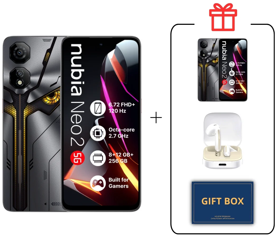 Смартфон Nubia Neo 2 5G 8/256GB серый + подарок купить,308900