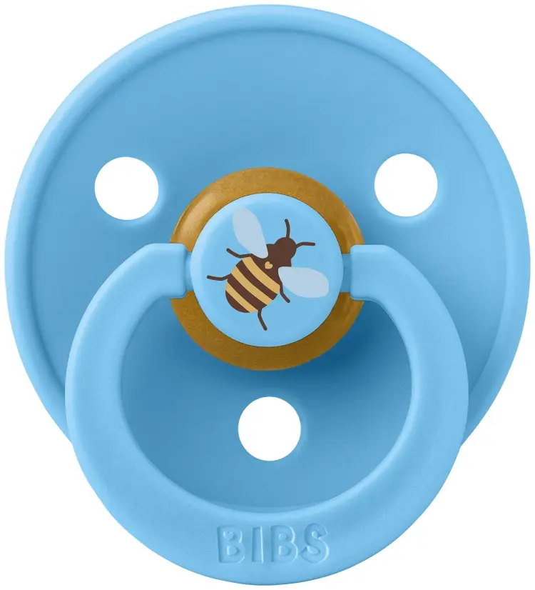 Пустышка BIBS Studio Colour Bumblebee - Breeze 0+ месяцев, 1 шт, голубой купить,NaN