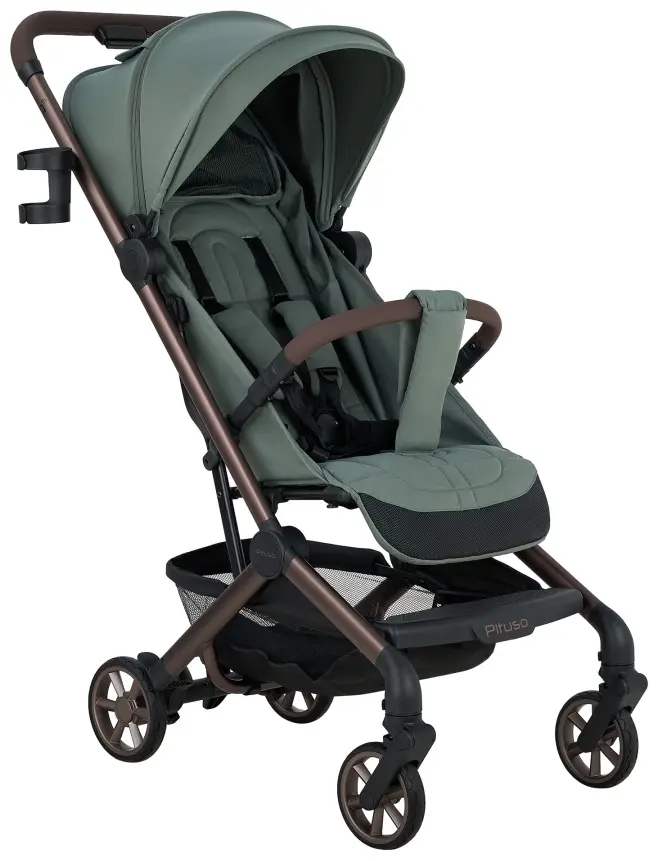 Коляска прогулочная Pituso Q5 ZET/223/Dark olive, зеленый