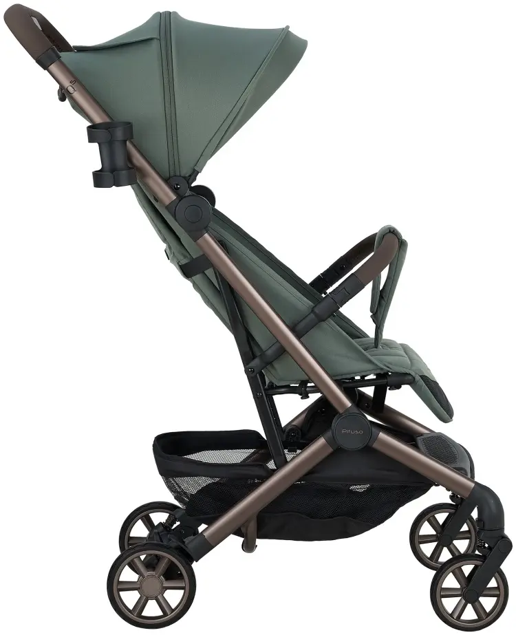 Коляска прогулочная Pituso Q5 ZET/223/Dark olive, зеленый