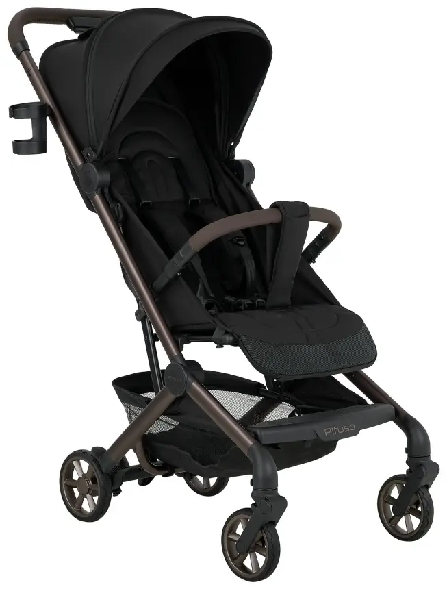 Коляска прогулочная Pituso Q5 ZET/221/Black, черный