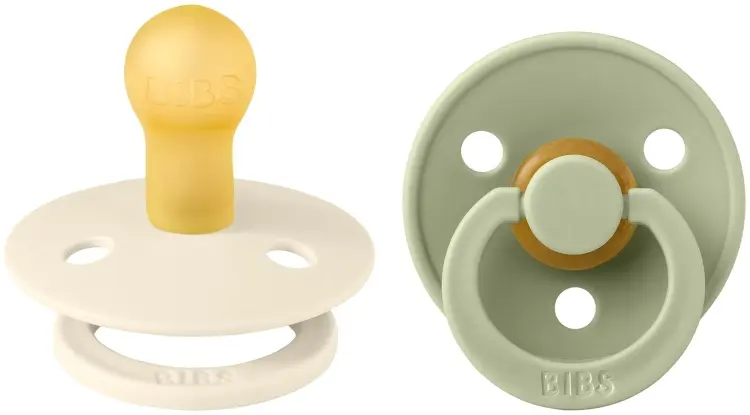 Набор пустышек латексных BIBS Colour Ivory/Sage 0+ месяцев