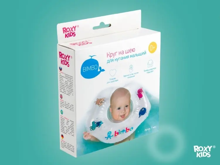 Круг на шею ROXY-KIDS RN-004 с рождения прозрачный купить,NaN