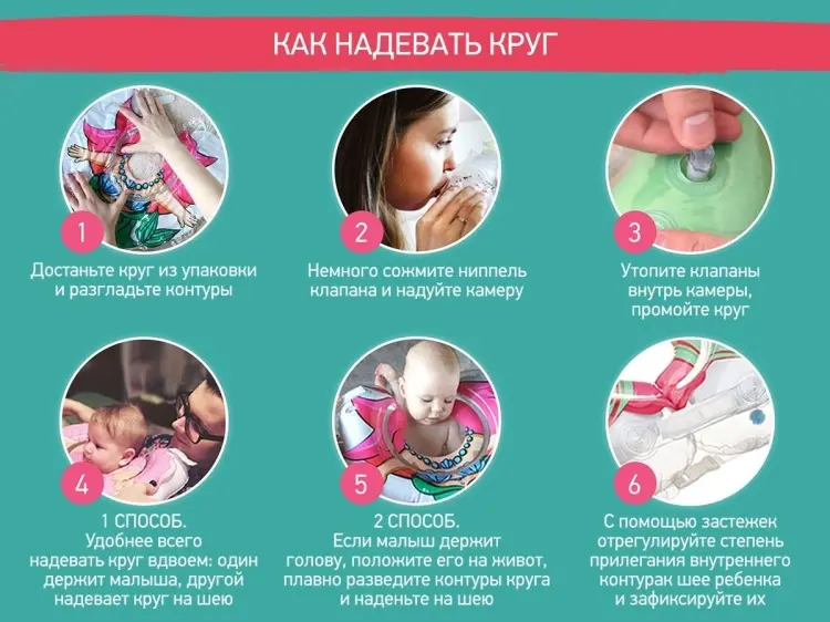 Круг на шею ROXY-KIDS RN-004 с рождения прозрачный купить,NaN