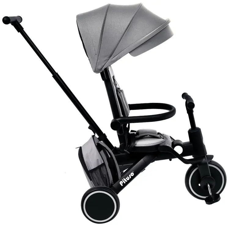 Трёхколёсный велосипед Pituso Leve Pro T8 PLUS-Grey серый