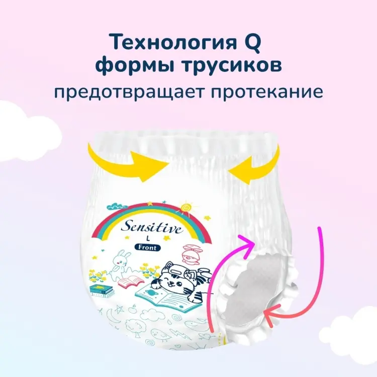 Подгузники-трусики BB Kitty XL, 48 шт - ForteMarket Подгузники-трусики BB Kitty XL, 48 шт купить,NaN