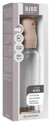 Бутылочка BIBS 50201244 240 мл коричневый купить,NaN