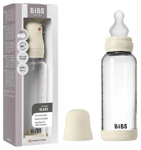 Бутылочка BIBS 50201216 240 мл бежевый купить,NaN
