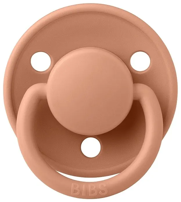 Пустышка BIBS De Lux Latex Peach 0-6 месяцев